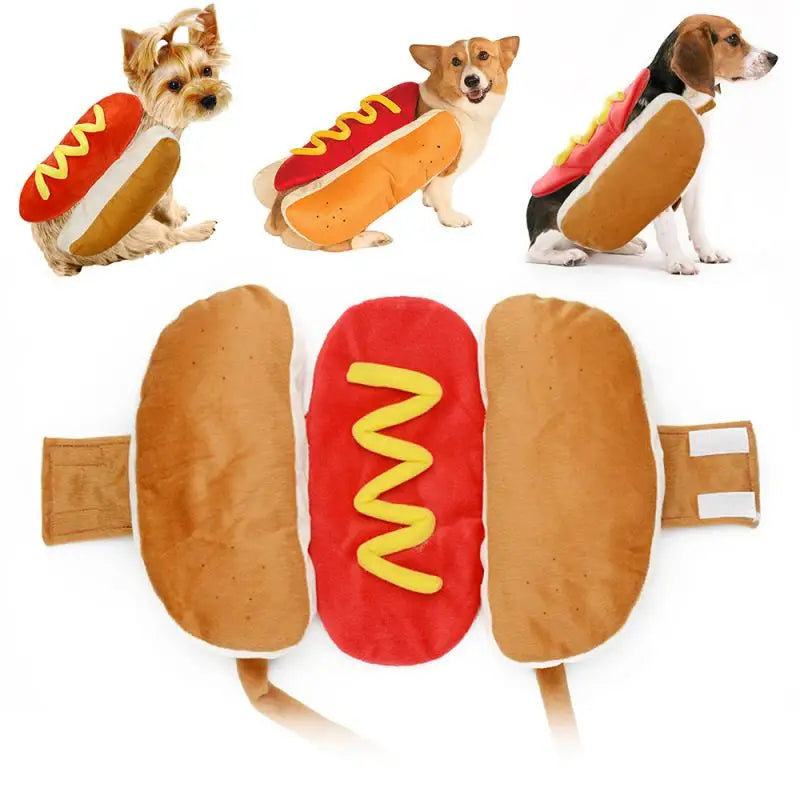 Cute Hot Dog Pet Costume