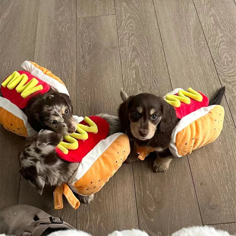 Cute Hot Dog Pet Costume